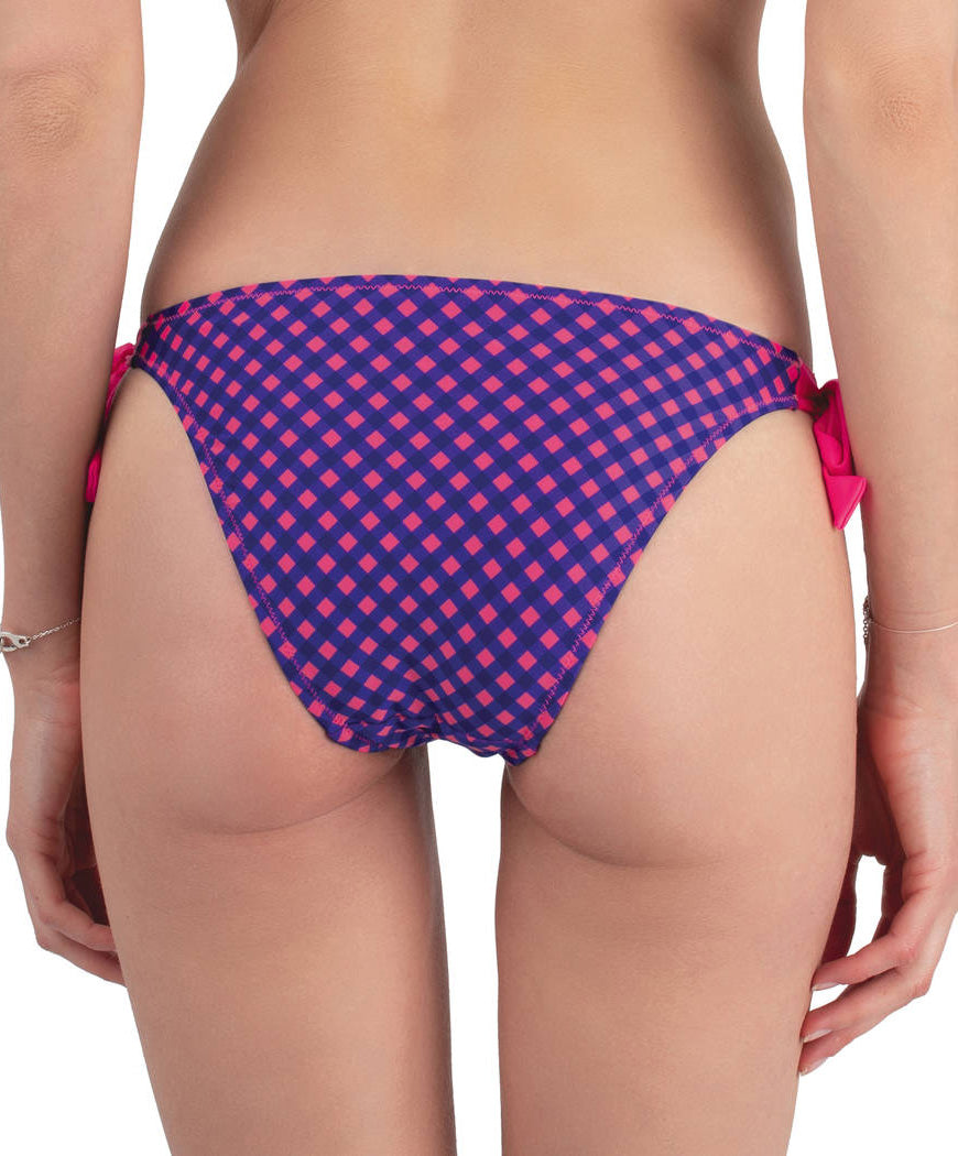 Maillot de bain slip à lacets bikini La Badineuse rose Canaille  Antigel Bain EBA0191-RC fashion