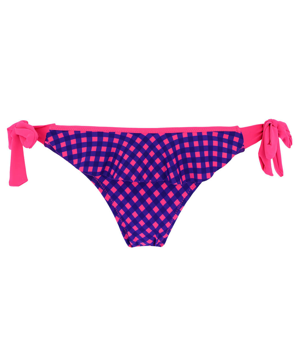 Maillot de bain slip à lacets bikini La Badineuse rose Canaille  Antigel Bain EBA0191-RC fashion