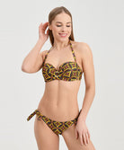 Maillot de bain slip à nouettes bikini La Muse Africa jaune Antigel Bain EBB0156-JA 