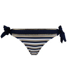 Maillot de bain slip à nouettes bikini La Belle à Bord or navy Antigel Bain EBB0175-ON 10