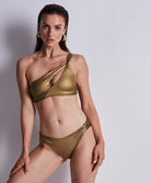 Bas de maillot brésilien Sunlight glow Antique gold Aubade Bain 2U22-ANTI