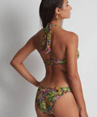 Bas de maillot "Mini-Coeur" Exotic fever Deep forest Aubade Bain LK20-DEEF