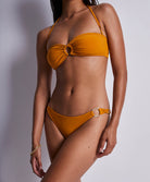 Bas de maillot "Mini-Coeur" Gipsy muse Saffron Aubade Bain 2P20-SAFF