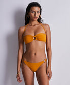 Bas de maillot "Mini-Coeur" Gipsy muse Saffron Aubade Bain 2P20-SAFF