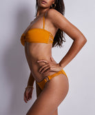 Bas de maillot "Mini-Coeur" Gipsy muse Saffron Aubade Bain 2P20-SAFF