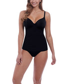 Tankini grande taille Freya swim Remix noir AS3946-BLK face