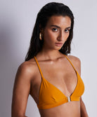 Haut de maillot triangle coque amovible Gipsy muse Saffron Aubade Bain 2P10-SAFF