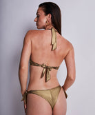 Bas de maillot forme tanga Sunlight glow Antique gold Aubade Bain 2U26-ANTI