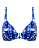 Maillot de bain triangle Hippie Chic Chantelle Bleu tie and dye