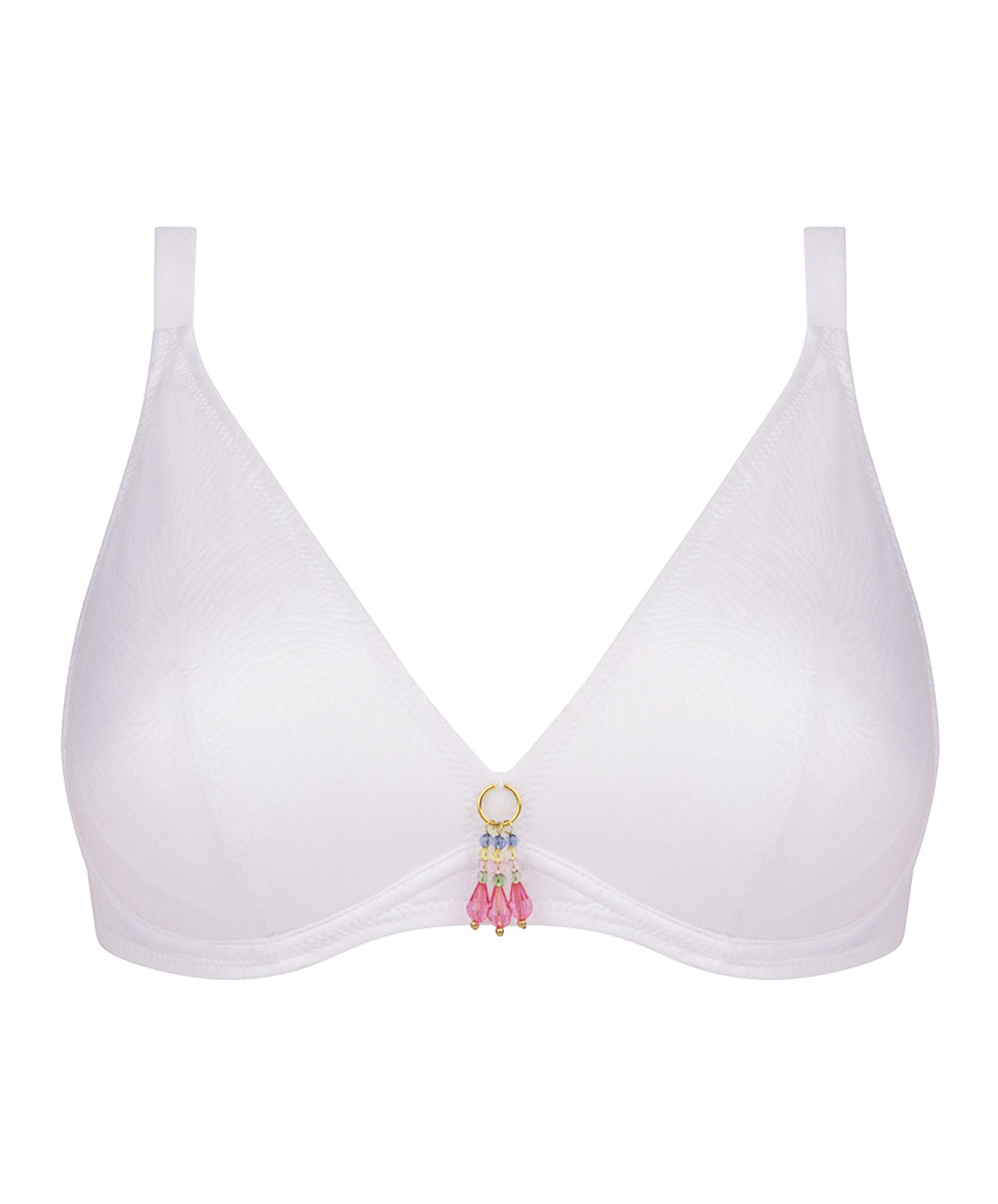 Maillot de bain triangle armatures La Muse des Vagues blanc Antigel Bain FBB3226-VB 10
