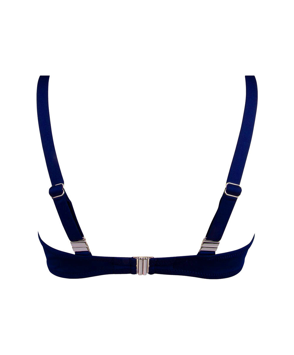 Maillot de bain triangle armatures La Starlette star bleu Antigel Bain FBB3205-SB 10