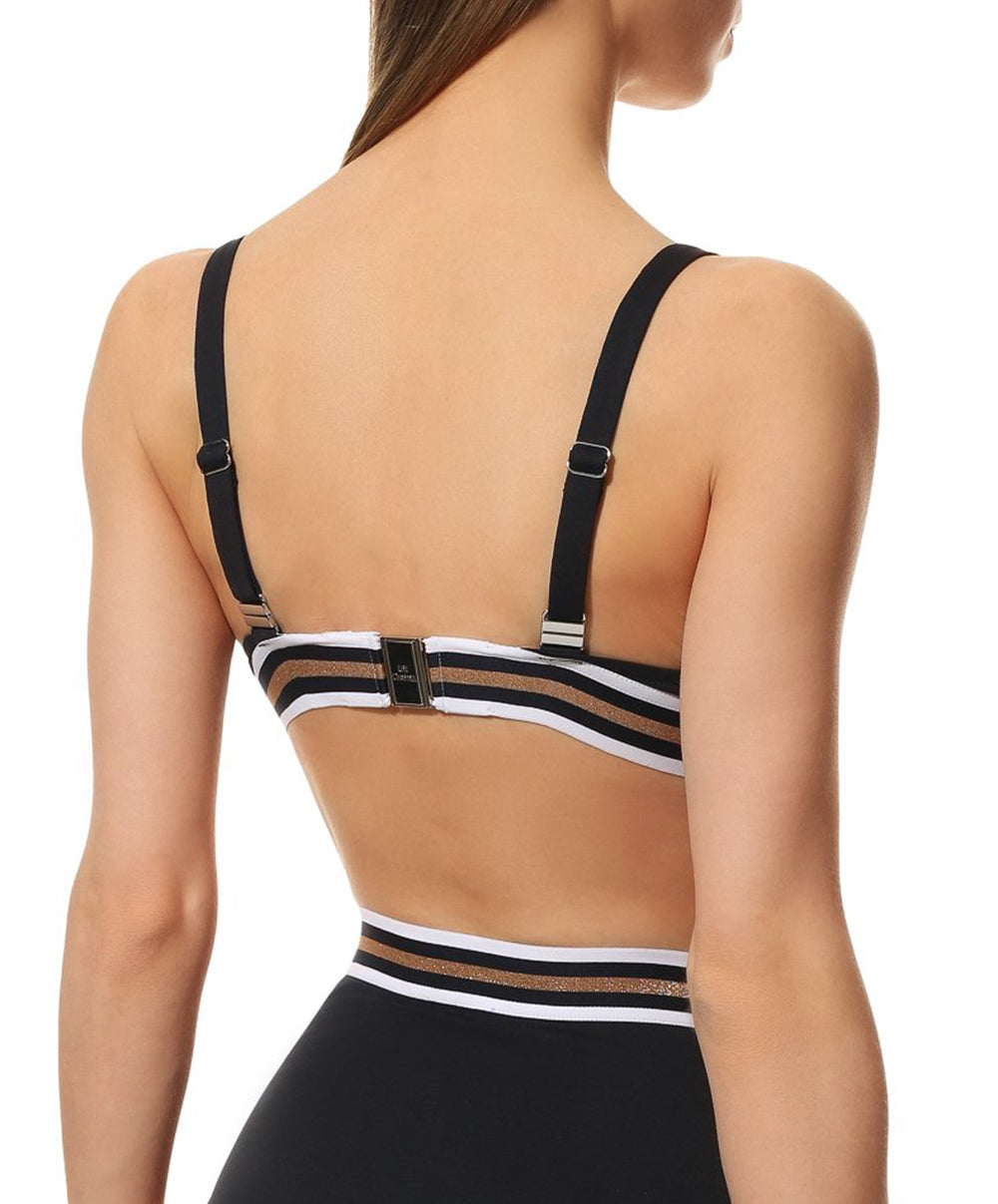 Maillot de bain triangle avec armatures Lise Charmel bain Énergie Nautique encre ABA2535-EN fashion