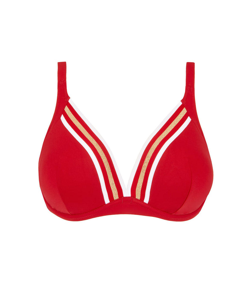 Maillot de bain triangle avec armatures Lise Charmel bain Énergie Nautique rouge flamme ABA2535-FN 10