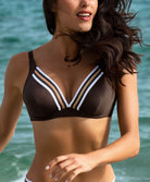 Maillot de bain triangle avec armatures Lise Charmel bain Énergie Nautique taupe ABA2535-TN