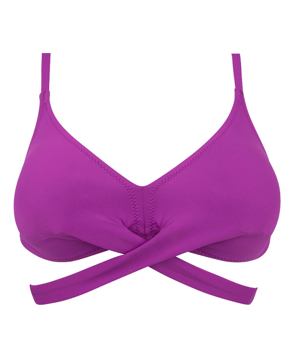 Maillot de bain triangle mousse sans armatures La Chiquissima émeraude Antigel Bain EBB2714-MA 1