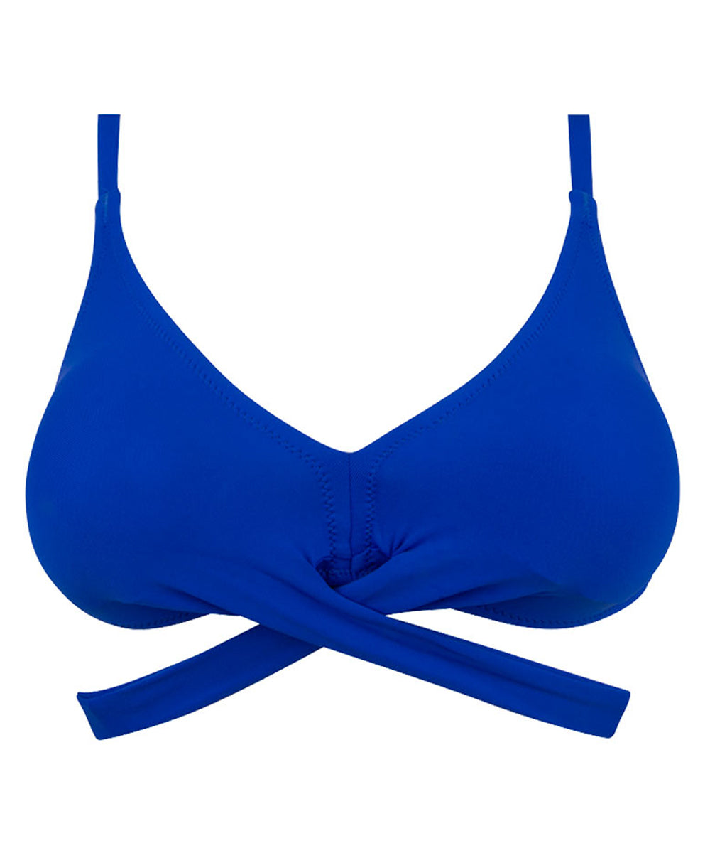 Maillot de bain triangle mousse sans armatures La Chiquissima bleu electric Antigel Bain EBB2714-ME 10