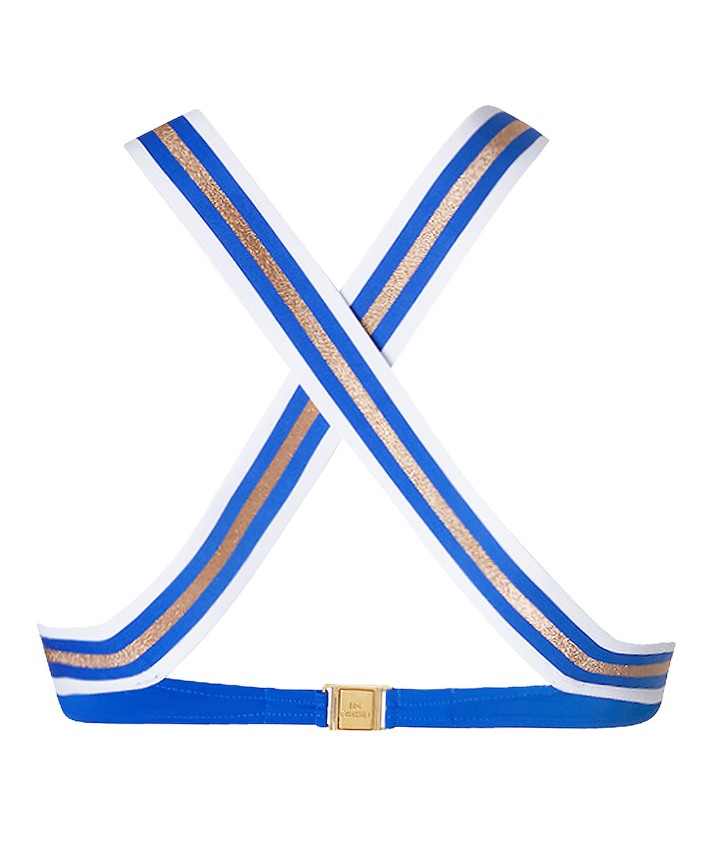 Maillot de bain triangle sans armatures Lise Charmel bain Énergie Nautique surf bleu ABA2035-SN