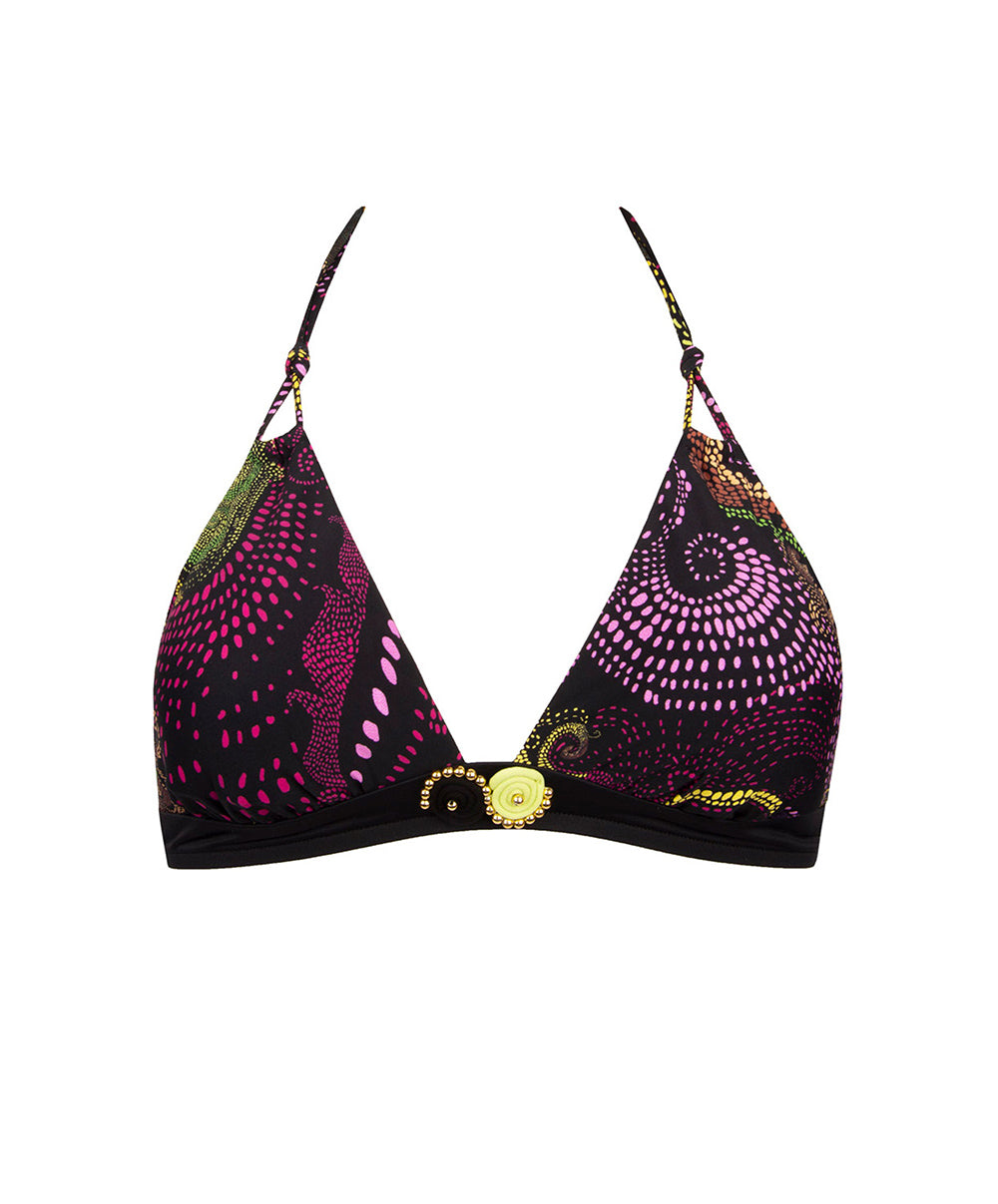 Maillot de bain triangle sans armatures Lise Charmel bain Escapade Aborigène multicolore ABB2062-AA