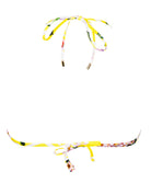 Maillot de bain triangle sans armatures Lise Charmel bain Jardin Délice soleil jaune ABB2078-SD