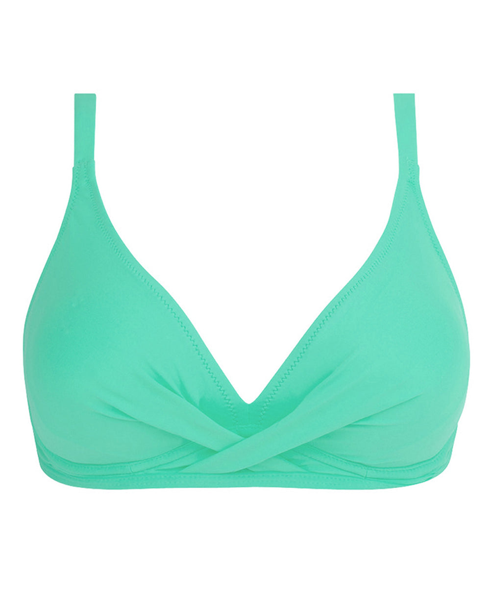 Maillot de bain triangle souple à armatures La Chiquissima émeraude Antigel Bain FBB3314-MD 1