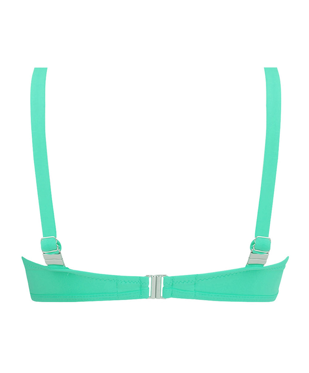 Maillot de bain triangle souple à armatures La Chiquissima émeraude Antigel Bain FBB3314-MD 2