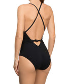 Maillot de bain une pièce sexy La Smart Chérie noir jet set Antigel Bain EBA9219-NJ