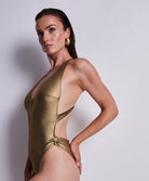 Maillot de bain 1 pièce Sunlight glow Antique gold Aubade Bain 2U67-ANTI
