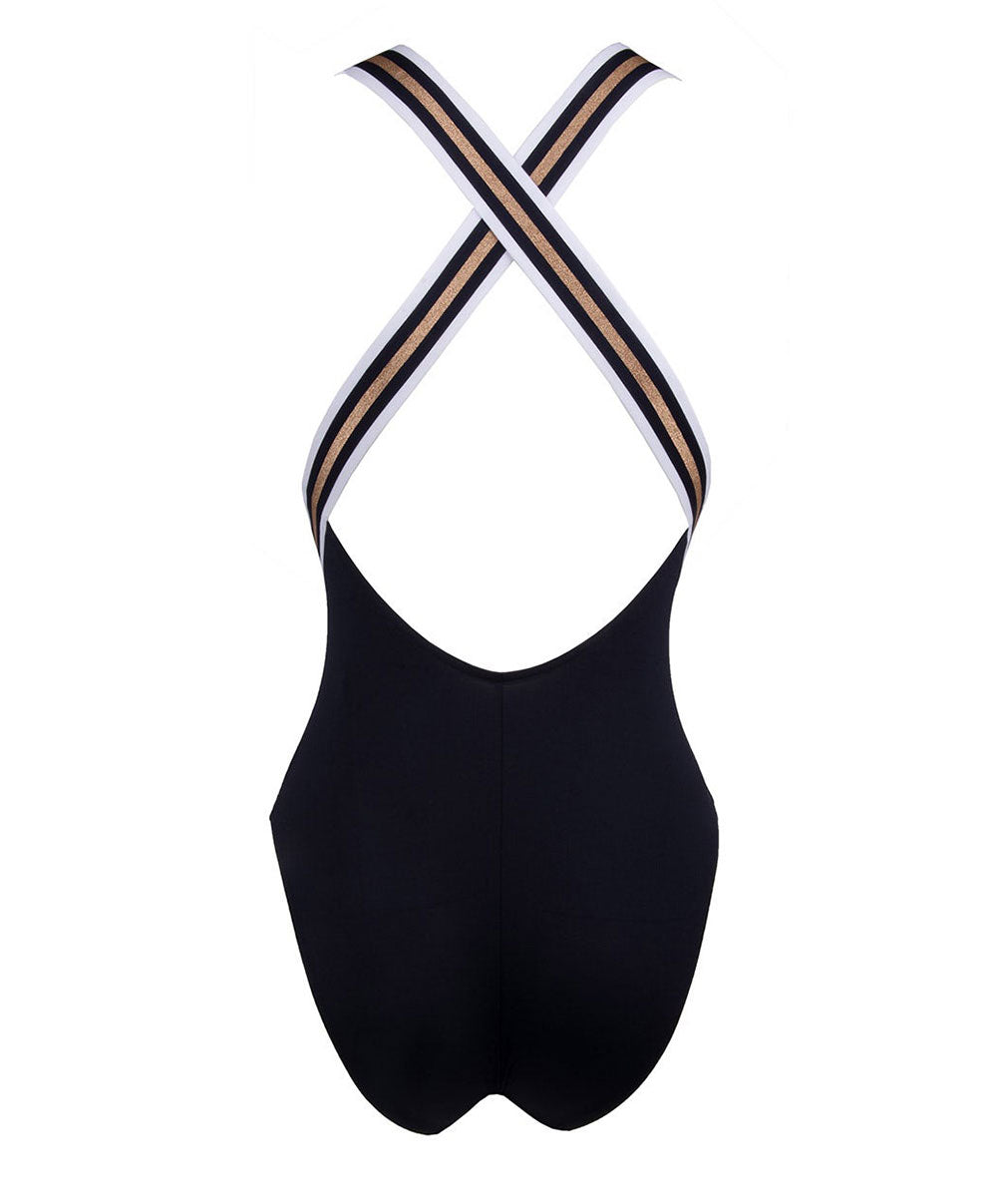 Maillot de bain une pièce Lise Charmel bain Énergie Nautique encre ABA9235-EN