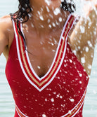 Maillot de bain une pièce dos nageur Lise Charmel bain Énergie Nautique rouge flamme ABA9235-FN 6