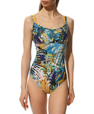 Maillot de bain une pièce avec armatures Lise Charmel bain Evasion Jungle aqua ABB6256-JA