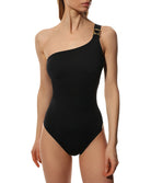 Maillot de bain une pièce asymétrique séduction Lise Charmel bain Anneaux d'Or noir ABB9755-NO