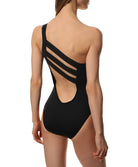 Maillot de bain une pièce asymétrique séduction Lise Charmel bain Anneaux d'Or noir ABB9755-NO