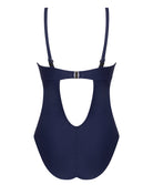 Maillot de bain une pièce coque triangle décolleté plongeant La Chiquissima marine Antigel Bain FBB7914-MM 2