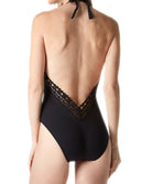 Maillot de bain une pièce dos nu Lise Charmel bain Ajourage Couture noir ABA9815-NO 10
