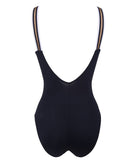 Maillot de bain une pièce dos ouvert Lise Charmel bain Énergie Nautique encre ABA6935-EN 0