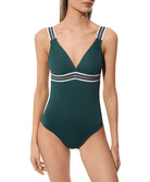 Maillot de bain une pièce dos ouvert Lise Charmel bain Énergie Nautique pacifique ABA6935-PN