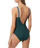 Maillot de bain une pièce dos ouvert Lise Charmel bain Énergie Nautique pacifique ABA6935-PN