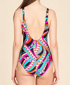Maillot de bain une pièce maintien La Psychédélia fantasmagorie Antigel Bain FBB9224-FA