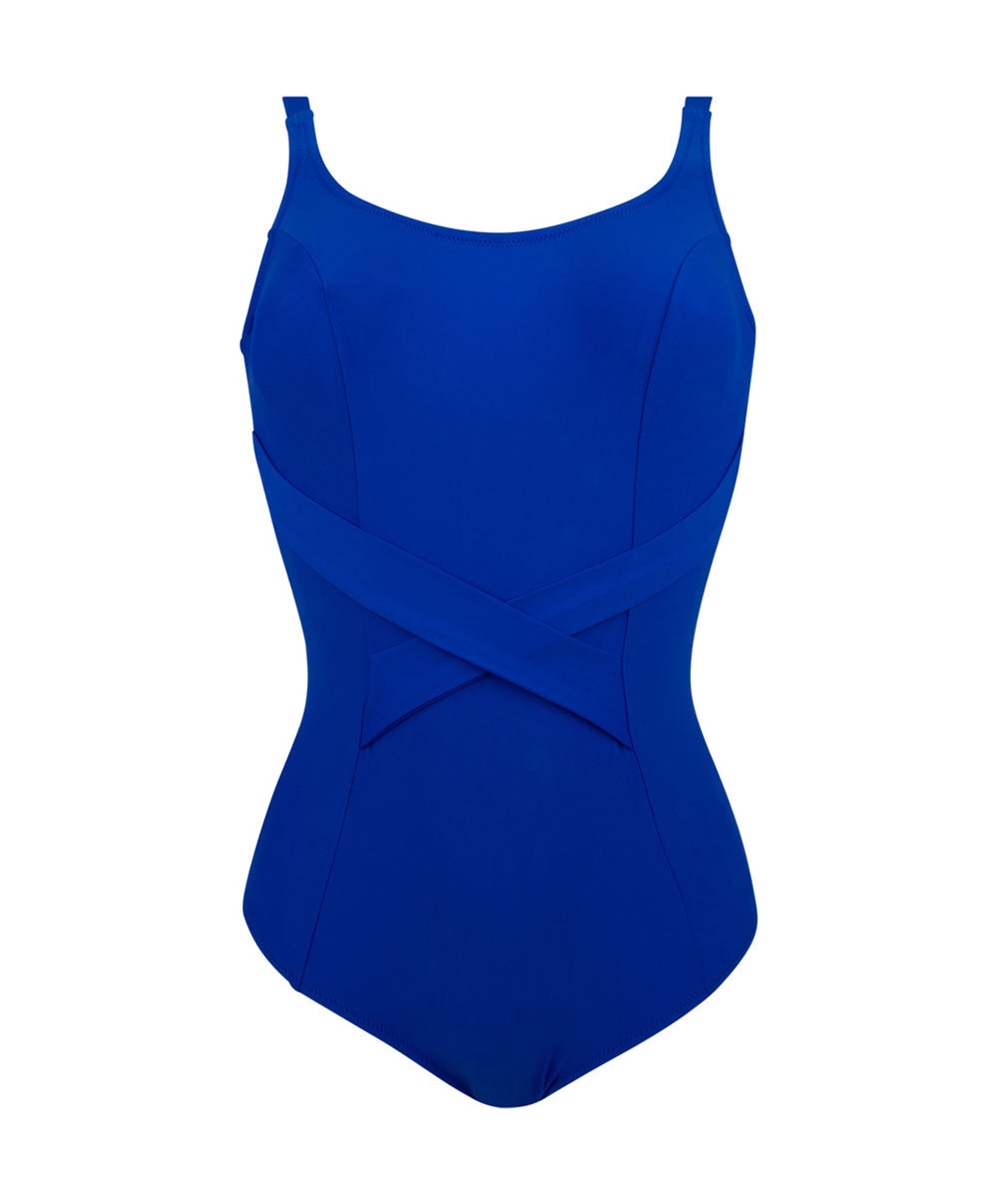 Maillot de bain une pièce maintien avec armatures La Chiquissima bleu electric Antigel Bain FBB6214-ME 10