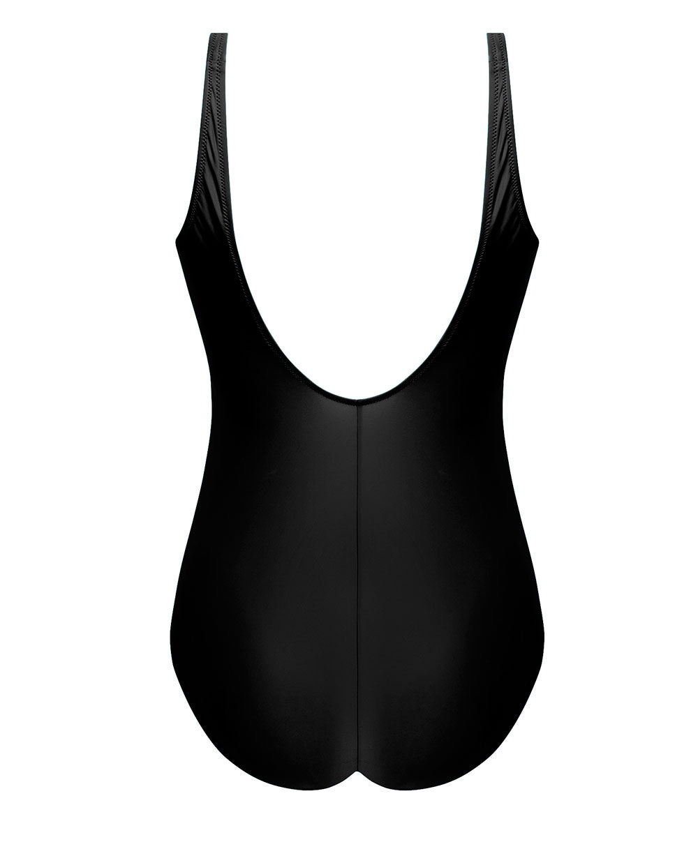 Maillot de bain une pièce maintien sans armatures La Jet-Setteuse noir Antigel Bain FBB9217-NO