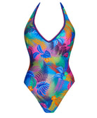 Maillot de bain une pièce nageur sans armatures L'Avatar des Îles multicolore Antigel Bain EBB9247-BA 100