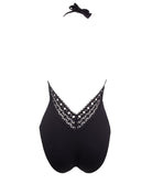Maillot de bain une pièce sexy plongeant Lise Charmel bain Ajourage Couture noir ABA9615-NO 8