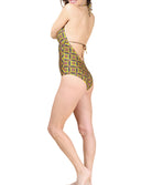 Maillot de bain une pièce sexy La Muse Africa jaune Antigel Bain EBB9256-JA