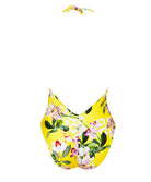 Maillot de bain une pièce séduction dos nu Lise Charmel bain Jardin Délice soleil jaune ABB9778-SD