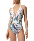 Maillot de bain une pièce séduction dos nu Lise Charmel bain Odyssée Cashmer bleu ABB9763-BC