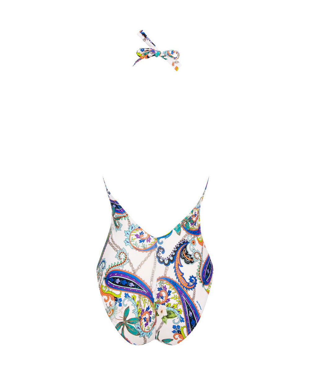 Maillot de bain une pièce séduction dos nu Lise Charmel bain Odyssée Cashmer bleu ABB9763-BC