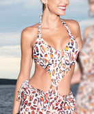 Maillot de bain une pièce trikini sexy "Séduction" Antigel Bain La Muse Féline panthère EBB9746-BF