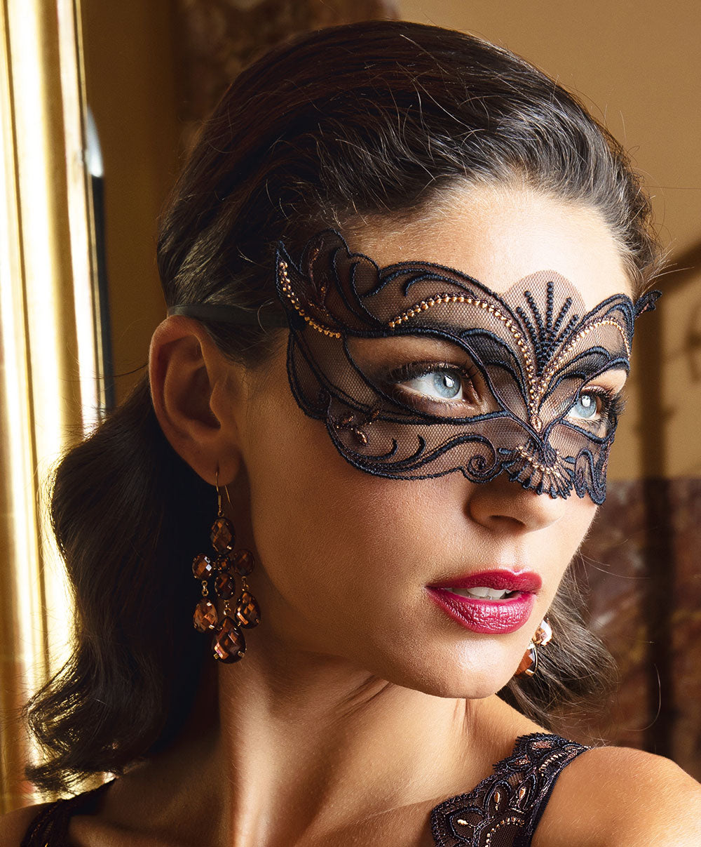 Masque sexy Lise Charmel Fauve Amour ambre panthère AIH9079-AP