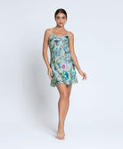 Nuisette charme en satin de viscose Reve en fleurs opale Lise Charmel ALJ1043 RO 3