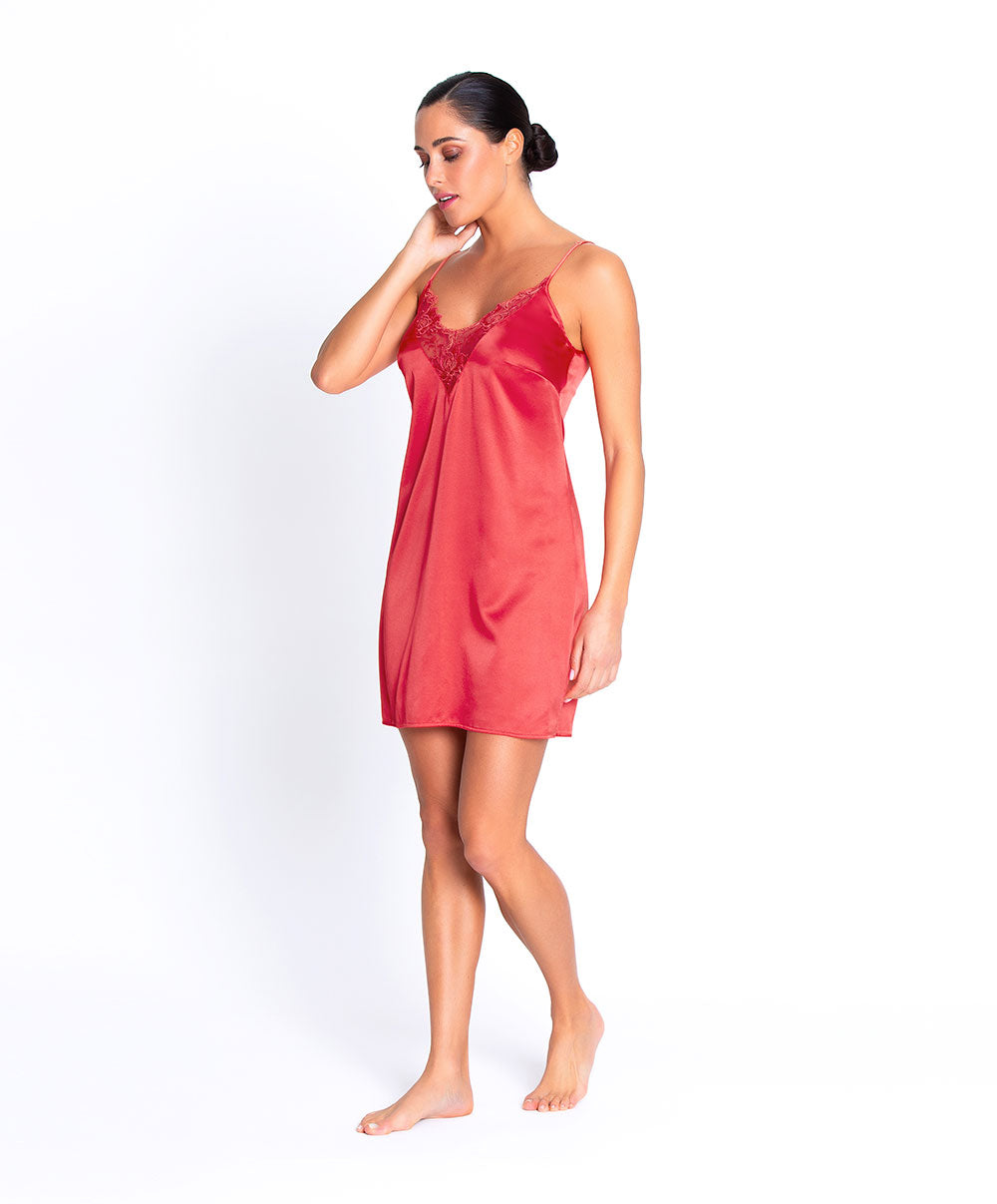 Nuisette charme en soie Lise Charmel Source Beauté hibiscus beauté ALH1072-HB